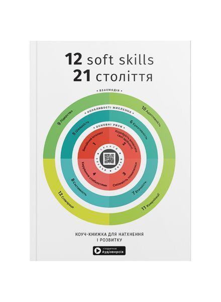 12 soft skills 21 століття. Коуч-книжка для натхнення і розвитку. Збірние самарі укарїнською мовою + аудіокнига, Wysyłamy w 24H